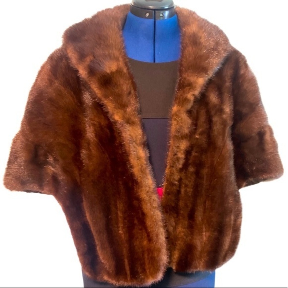 Vintage Mink Fur Stole, Weisinger, OS